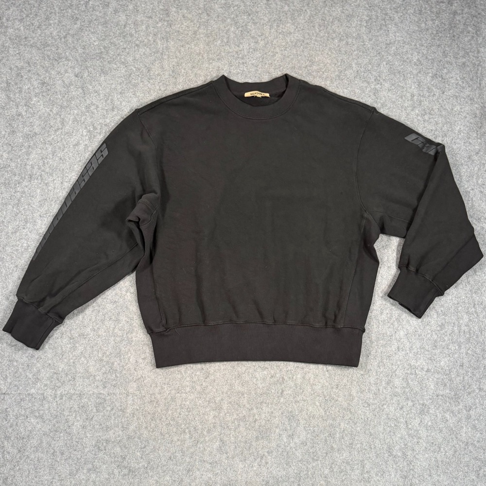 Kanye West Yeezy Season Black 4 Calabasas Crewneck Sweatshirt Men's Size Medium
